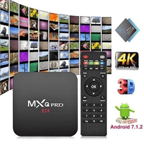 Mini PC Android Media Player MXQ PRO UltraHD 4K Quad-Core 64 Bit 1GB RAM, 8GB ROM